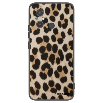 Picasee silikonový černý obal pro Xiaomi Redmi 12C - Brown Tiger
