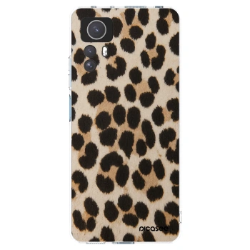 Picasee silikonový průhledný obal pro Xiaomi Redmi Note 12S - Brown Tiger
