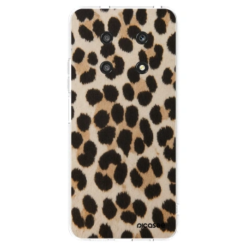 Picasee silikonový průhledný obal pro Honor Magic4 Lite 5G - Brown Tiger