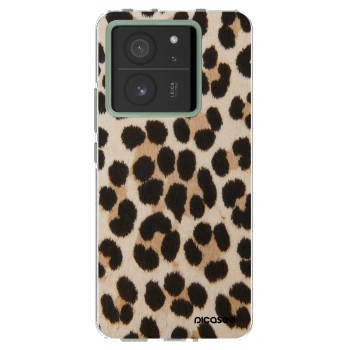 Picasee silikonový průhledný obal pro Xiaomi 13T - Brown Tiger