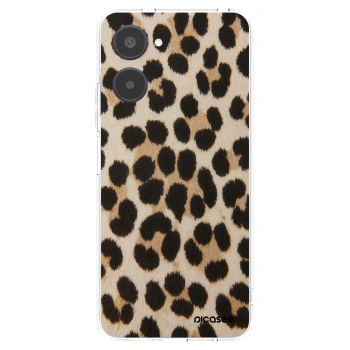 Picasee silikonový průhledný obal pro Realme 10 4G - Brown Tiger