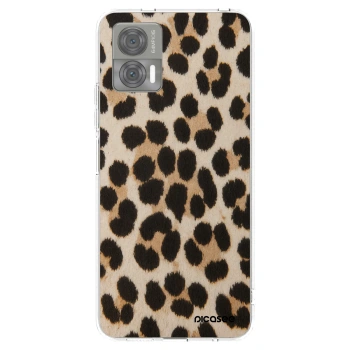 Picasee silikonový průhledný obal pro Motorola Edge 30 Neo - Brown Tiger