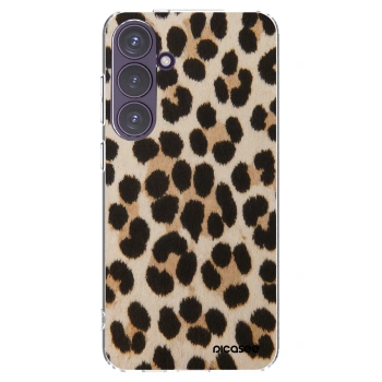 Picasee silikonový průhledný obal pro Samsung Galaxy S24+ S926B 5G - Brown Tiger