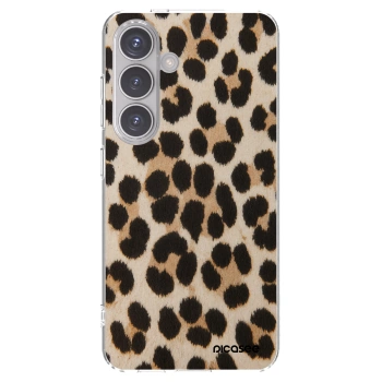 Picasee silikonový průhledný obal pro Samsung Galaxy S24 S921B 5G - Brown Tiger