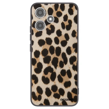Picasee silikonový černý obal pro Xiaomi Redmi 12 5G - Brown Tiger