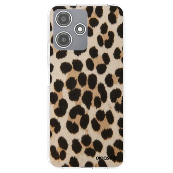 Picasee silikonový průhledný obal pro Xiaomi Redmi 12 5G - Brown Tiger