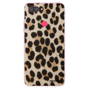 Picasee silikonový průhledný obal pro Xiaomi Mi 8 Lite - Brown Tiger