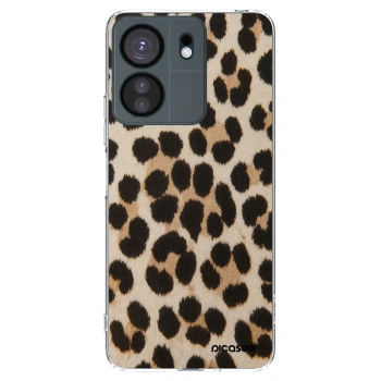 Picasee silikonový průhledný obal pro Xiaomi Redmi 13C 4G - Brown Tiger