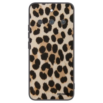 Picasee silikonový černý obal pro Realme 11 Pro+ - Brown Tiger
