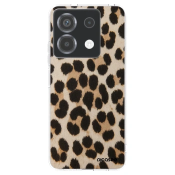 Picasee silikonový průhledný obal pro Xiaomi Poco X6 - Brown Tiger