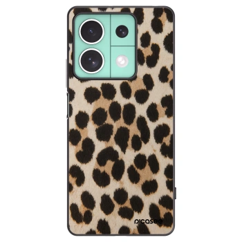 Picasee silikonový černý obal pro Xiaomi Redmi Note 13 5G - Brown Tiger