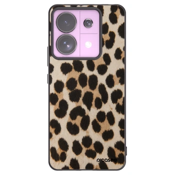 Picasee silikonový černý obal pro Xiaomi Redmi Note 13 Pro 5G - Brown Tiger