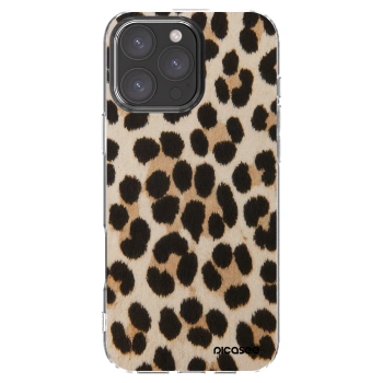 Picasee silikonový průhledný obal pro Apple iPhone 16 Pro Max - Brown Tiger