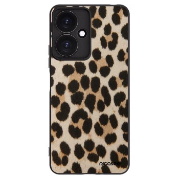 Picasee silikonový černý obal pro Xiaomi Redmi 13C 5G - Brown Tiger
