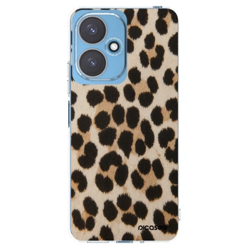 Picasee silikonový průhledný obal pro Xiaomi Redmi 13C 5G - Brown Tiger
