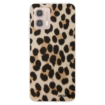 Picasee silikonový průhledný obal pro Motorola Moto G53 5G - Brown Tiger