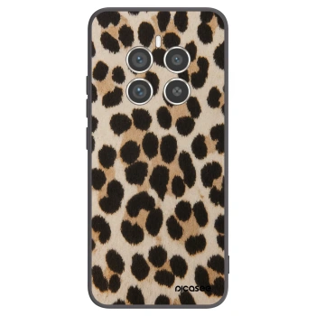 Picasee silikonový černý obal pro Realme 12 Pro 5G - Brown Tiger