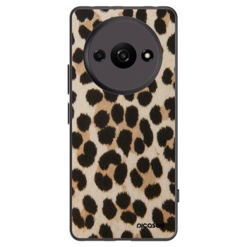 Picasee silikonový černý obal pro Xiaomi Redmi A3 - Brown Tiger