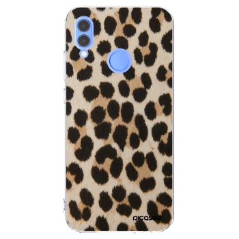 Picasee silikonový průhledný obal pro Huawei P Smart 2019 - Brown Tiger