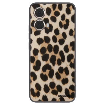 Picasee silikonový černý obal pro Motorola Moto G85 - Brown Tiger