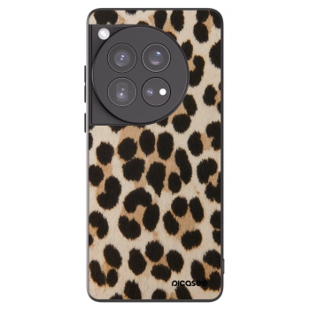 Picasee silikonový černý obal pro OnePlus 12 5G - Brown Tiger
