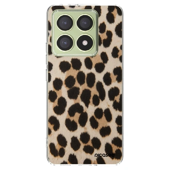 Picasee silikonový průhledný obal pro Xiaomi 14T - Brown Tiger