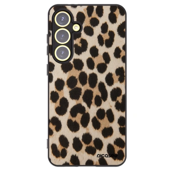 Picasee silikonový černý obal pro Samsung Galaxy S24 FE S721B - Brown Tiger