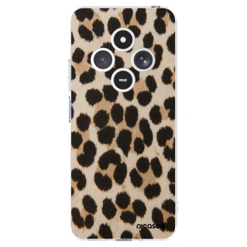 Picasee silikonový průhledný obal pro Xiaomi Redmi 14C - Brown Tiger