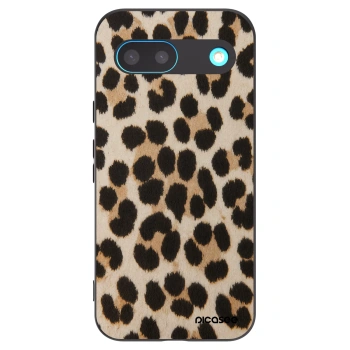 Picasee silikonový černý obal pro Google Pixel 8 - Brown Tiger