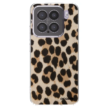 Picasee silikonový průhledný obal pro Xiaomi 15 - Brown Tiger