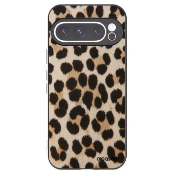 Picasee silikonový černý obal pro Google Pixel 9 Pro - Brown Tiger