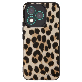 Picasee silikonový černý obal pro Honor 400 Lite 5G - Brown Tiger