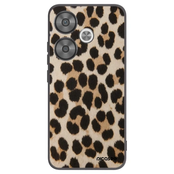 Picasee silikonový černý obal pro Xiaomi Poco F6 - Brown Tiger