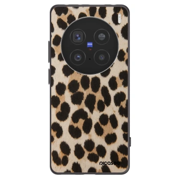 Picasee silikonový černý obal pro Vivo X200 Pro - Brown Tiger