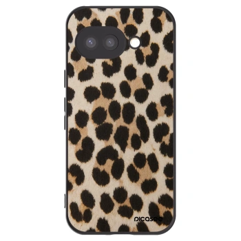 Picasee silikonový černý obal pro Google Pixel 9a - Brown Tiger
