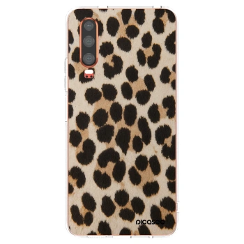 Picasee silikonový průhledný obal pro Huawei P30 - Brown Tiger