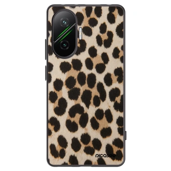 Picasee silikonový černý obal pro Xiaomi Poco F7 5G - Brown Tiger