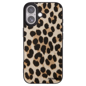 Picasee silikonový černý obal pro Apple iPhone 17 - Brown Tiger