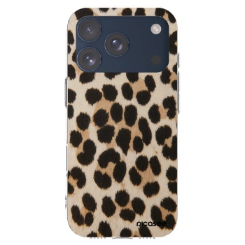 Picasee silikonový průhledný obal pro Apple iPhone 17 Pro - Brown Tiger