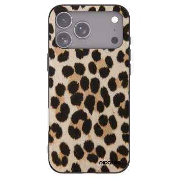 Picasee silikonový černý obal pro Apple iPhone 17 Pro Max - Brown Tiger
