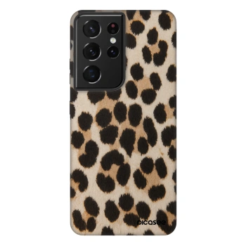 Obal pro Samsung Galaxy S21 Ultra 5G G998B - Brown Tiger