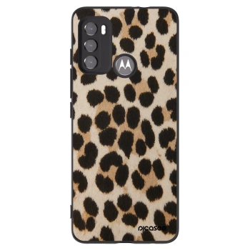 Picasee silikonový černý obal pro Motorola Edge 60 5G - Brown Tiger