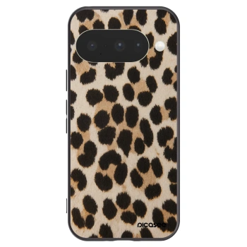 Picasee silikonový černý obal pro Google Pixel 10 - Brown Tiger