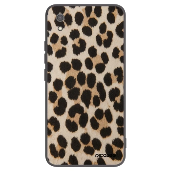 Picasee silikonový černý obal pro Xiaomi Redmi 7A - Brown Tiger