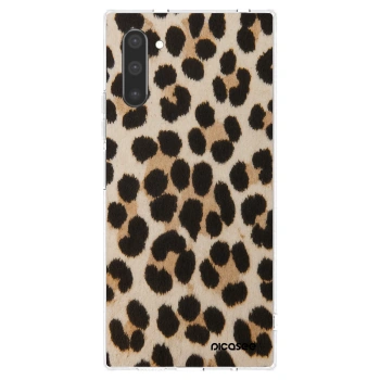 Picasee silikonový průhledný obal pro Samsung Galaxy Note 10 N970F - Brown Tiger