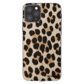 Picasee silikonový průhledný obal pro Apple iPhone 11 Pro - Brown Tiger