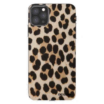 Picasee silikonový průhledný obal pro Apple iPhone 11 Pro Max - Brown Tiger