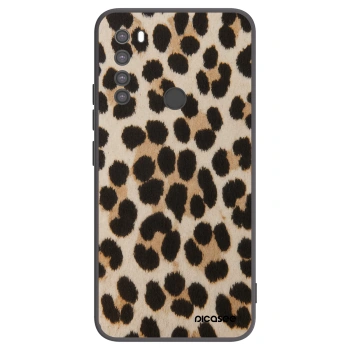 Picasee silikonový černý obal pro Xiaomi Redmi Note 8 - Brown Tiger