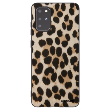 Picasee silikonový černý obal pro Samsung Galaxy S20+ G985F - Brown Tiger