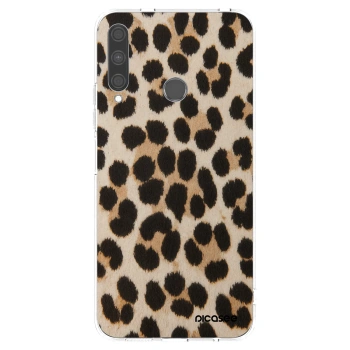 Picasee silikonový průhledný obal pro Huawei P40 Lite E - Brown Tiger